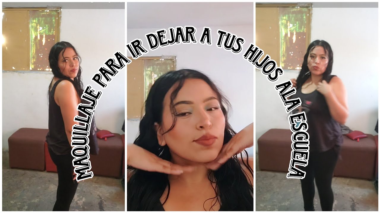 Maquillaje para ir a dejar tus hijos al escuela