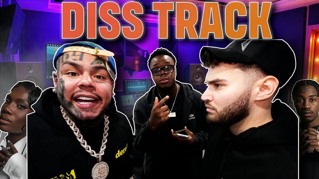 ADIN ROSS IN THE STUDIO WITH 6IX9INE & CUFFEM...THEY DISSED EVERYONE 😭🎤