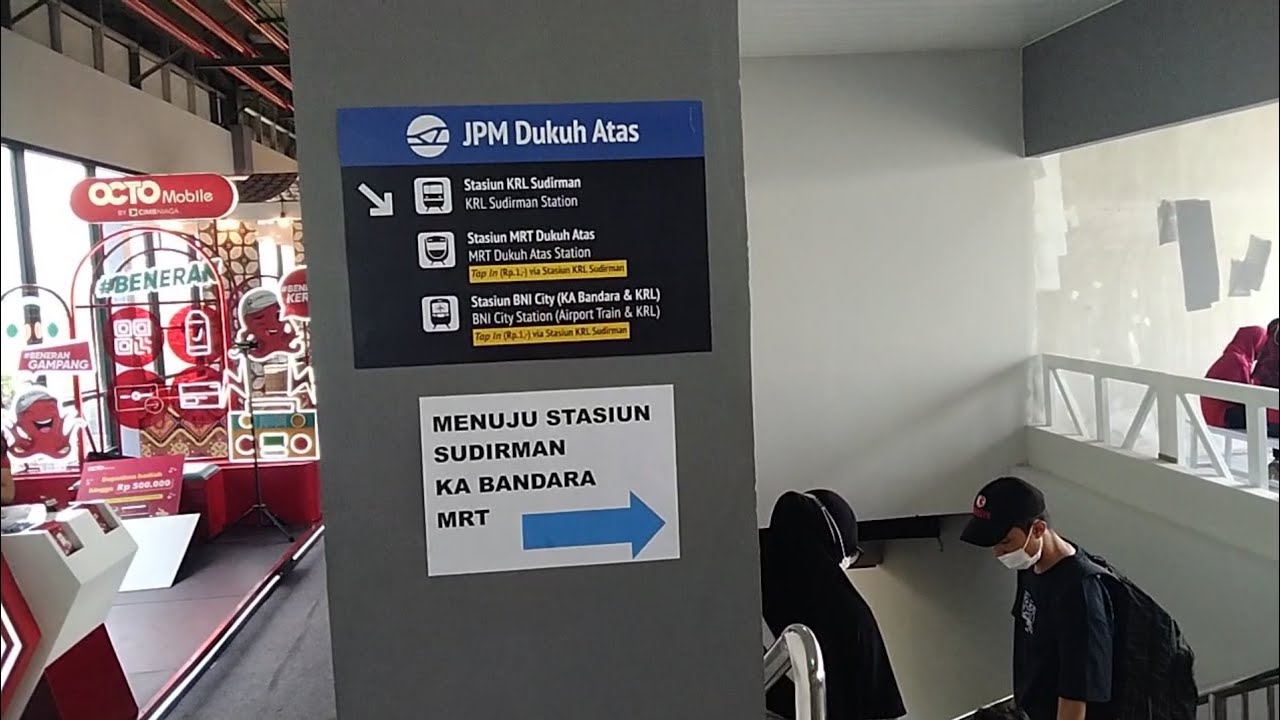 JPM DUKUH ATAS | JEMBATAN PENGHUBUNG LRT KRL DAN MRT