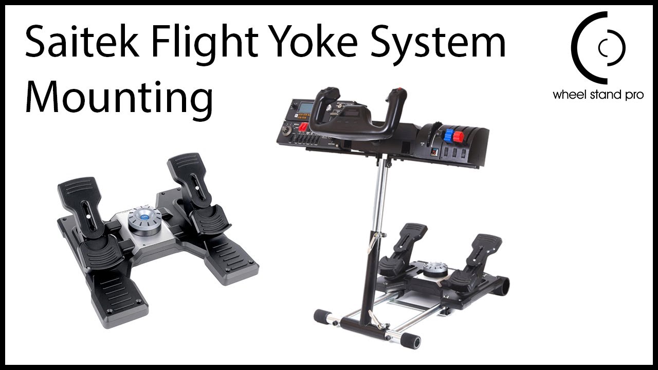 Wheel Stand Pro set up with Saitek Flight Yoke System - set up video
