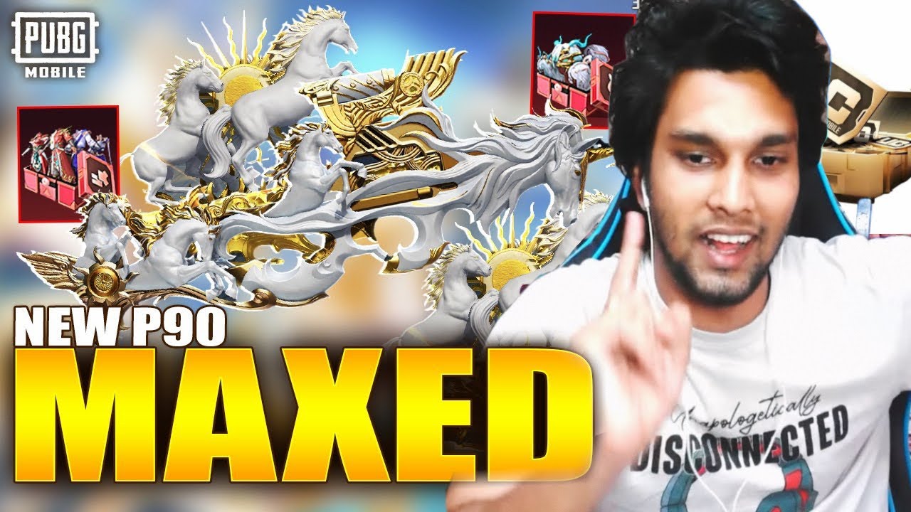 NEW P90 MAXOUT | LUCKY SPIN CRATE OPENING | #bgmi #bgmihighlights #crateopening #pubg