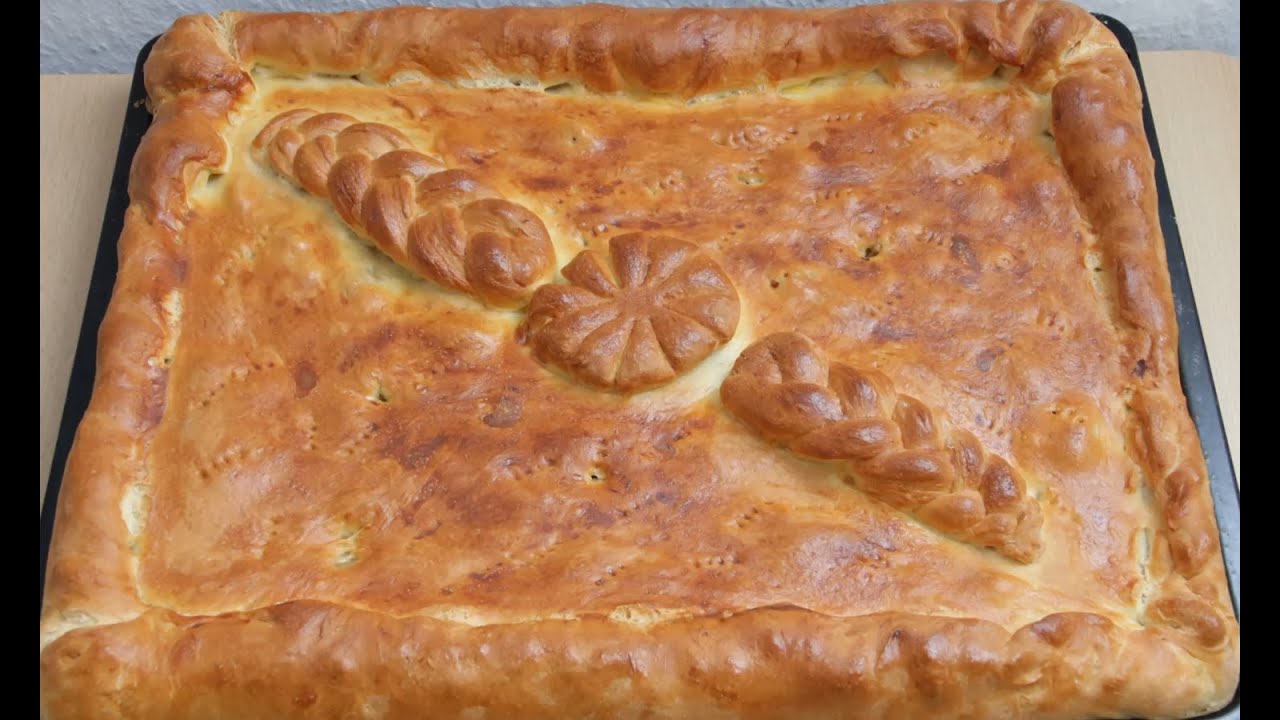 Пирог с тунцом и картошкой / Дрожжевой пирог с рыбной начинкой | Pie with tuna and potatoes
