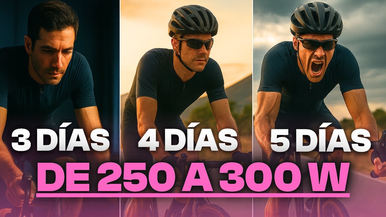 Cómo AUMENTAR Tus VATIOS Según Tus DÍAS de Entrenamiento (Ejercicios Exactos)