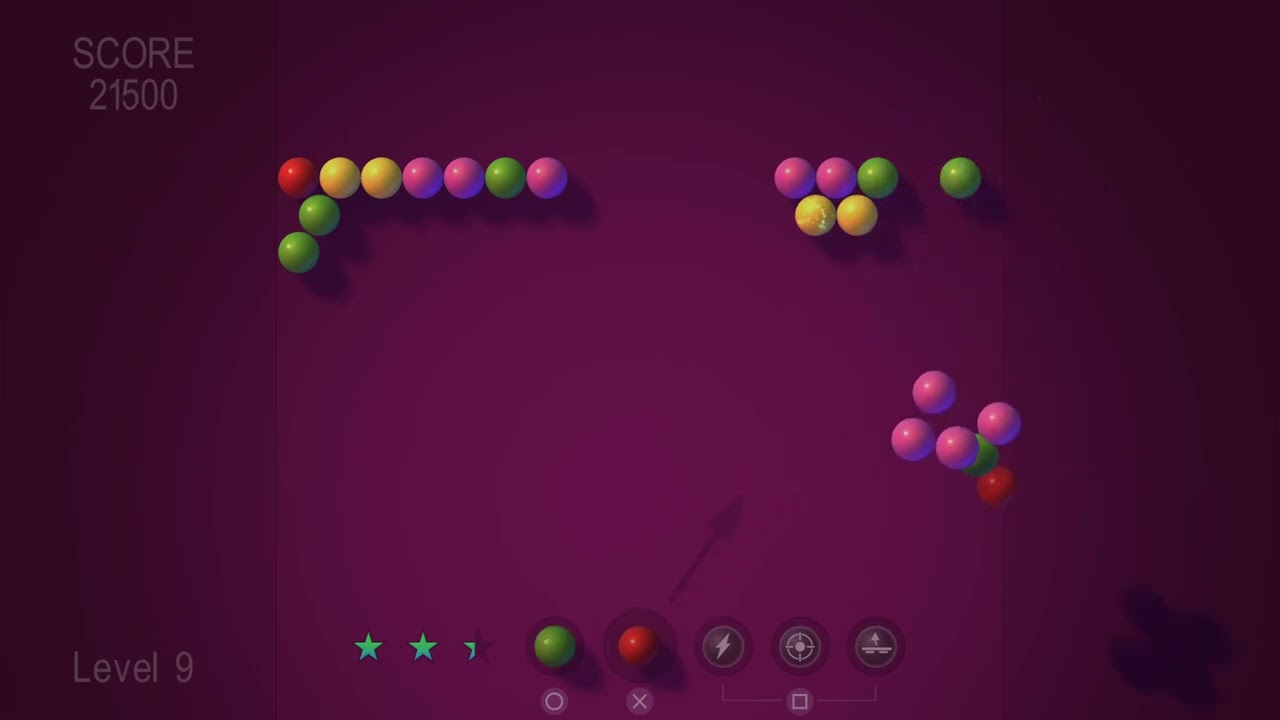 BUBBLE SHOOTER FX GAMEPLAY PS4
