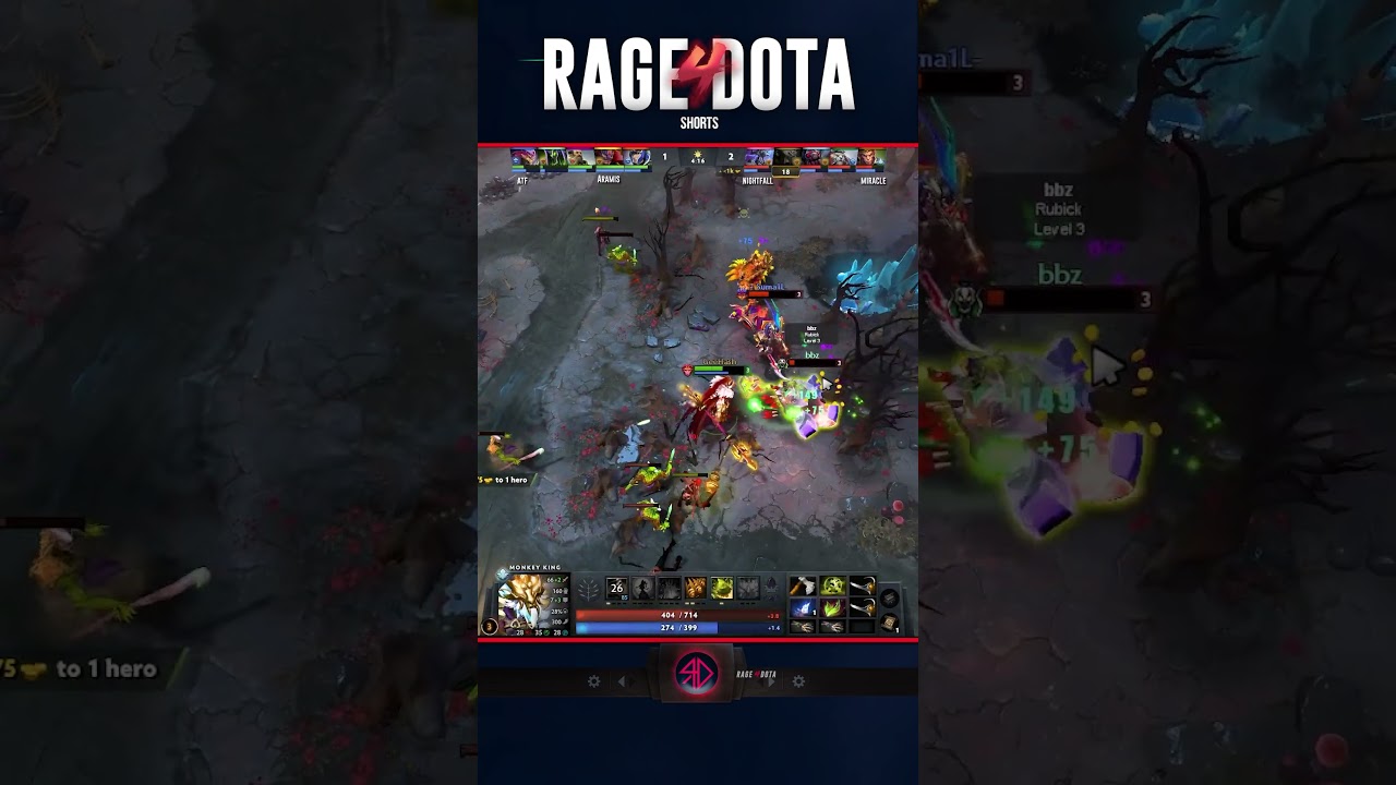 Miracle- 1000 iq 1vs2 OUTPLAY ft. Ammar #dota2