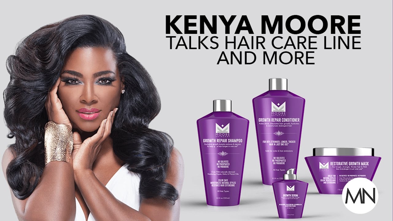 Kenya Moore's Reveals Secrets To Growing Natural Long Hair