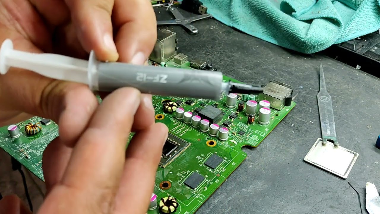 Xbox 360 super slim disparando cooler