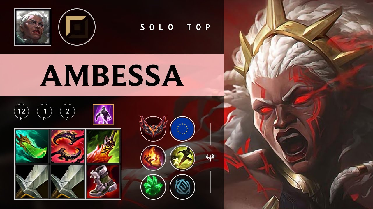 Ambessa Top vs Irelia - EUW Grandmaster Patch 26.02