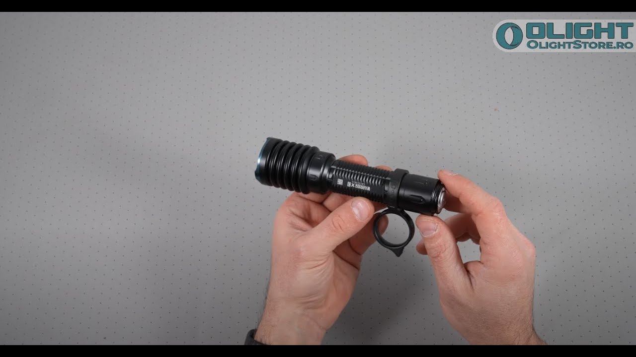 Lanterna Tactica Olight Warrior X3 - Manual video