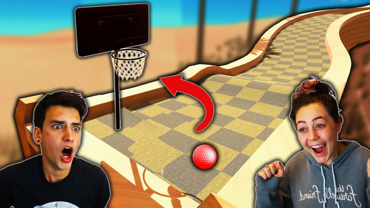 GOLF WITH YOUR WIFE 4! | Golf Basketball Edition (Golf with Your Friends)