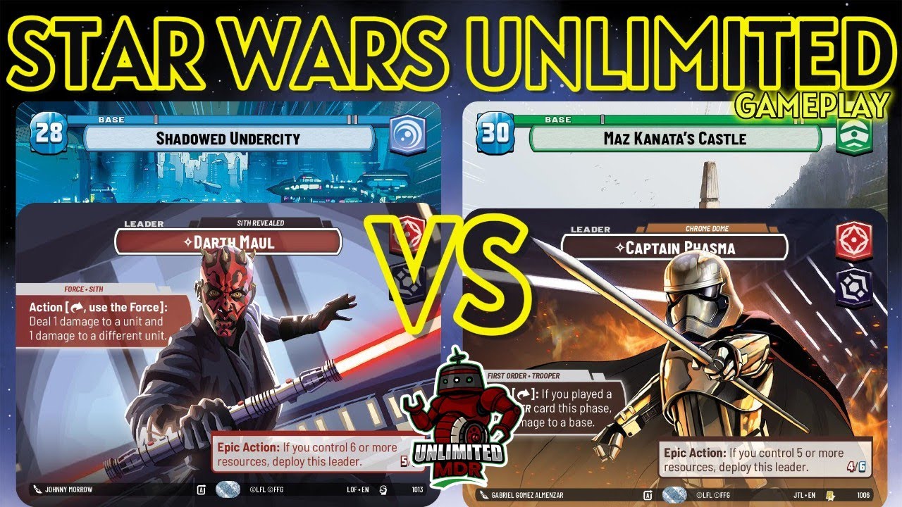 Star Wars Unlimited Gameplay - BO3