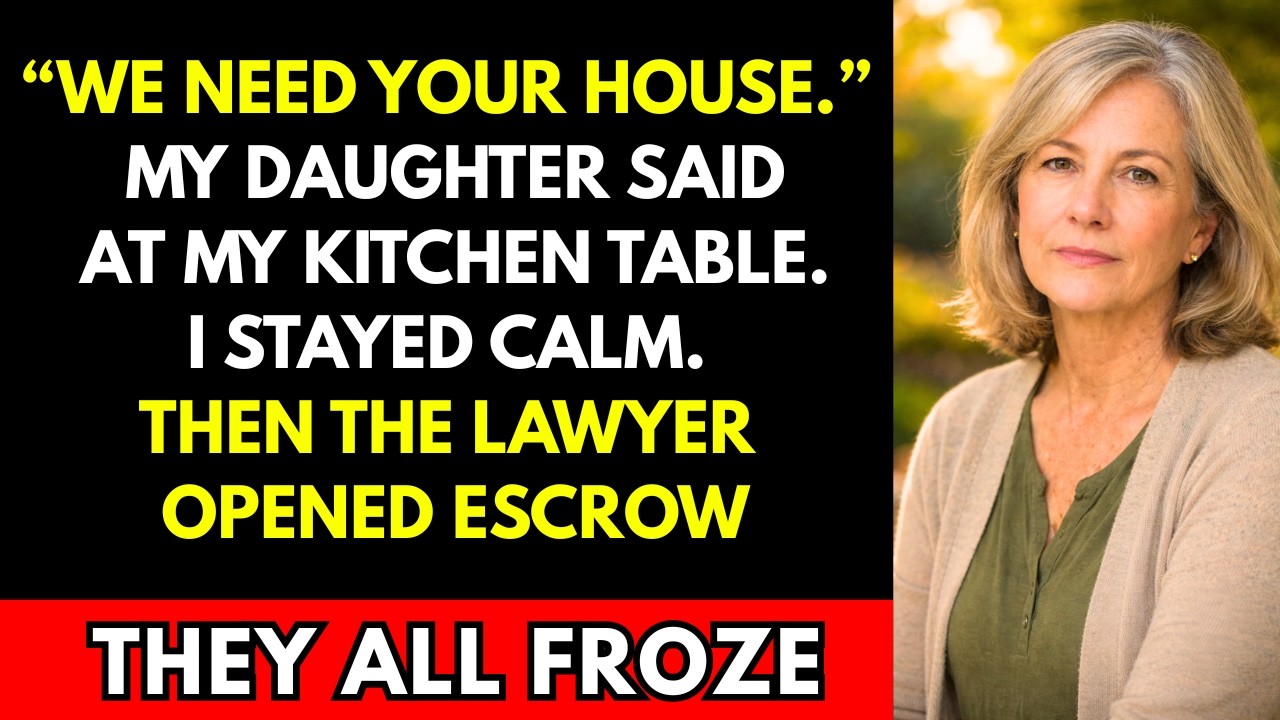 My Daughter Said, “You Don’t Need This House Anymore.” I Sold It Before Their Lawyer Could Touch It