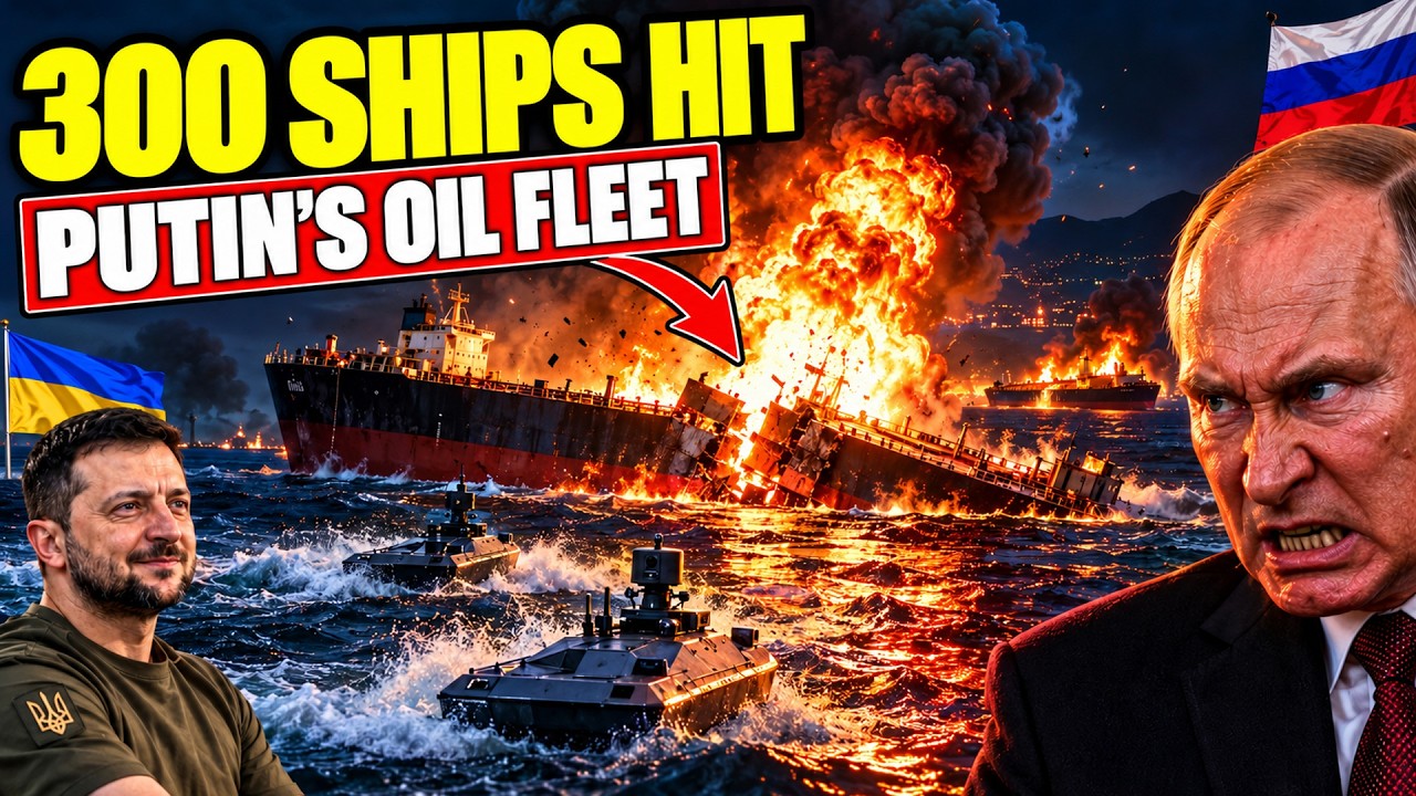 300 Ships HIT... Ukraine's Sea Drones Are Hunting Putin's Secret Oil Fleet