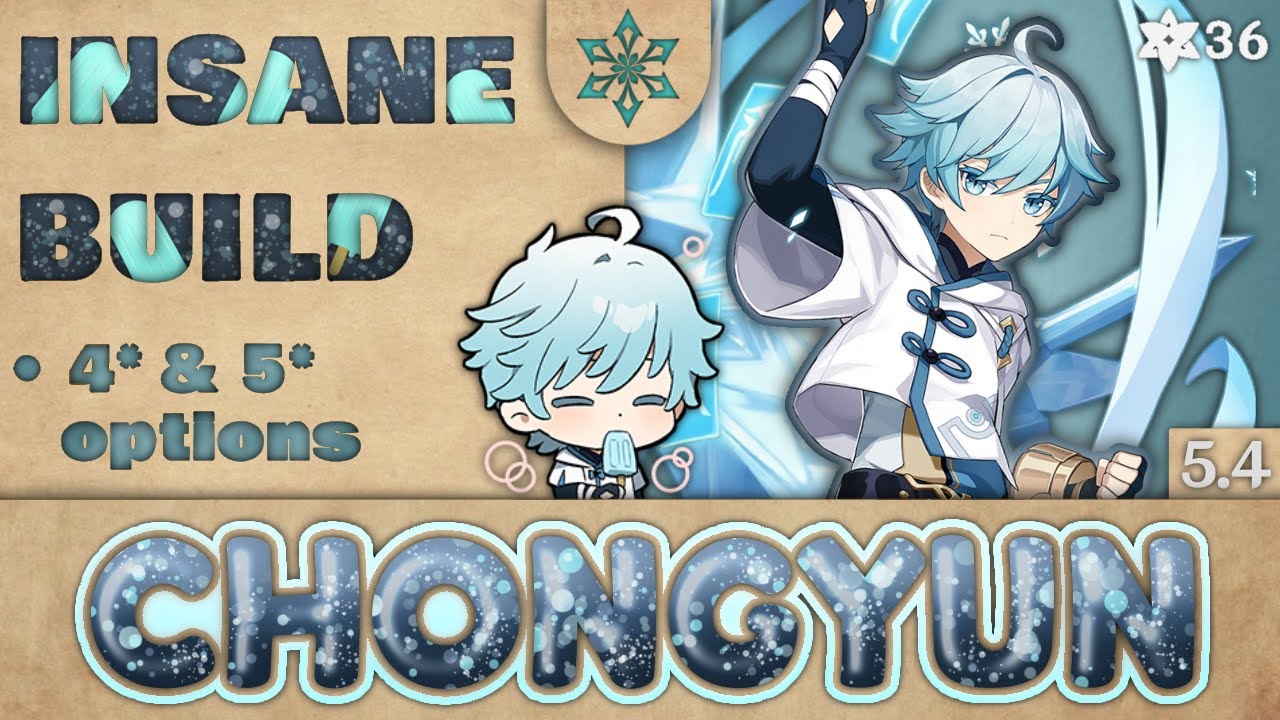 CHONGYUN GUIDE IN 2025 | Talents, Artifacts, Weapons, Team Comps [Genshin 5.4]