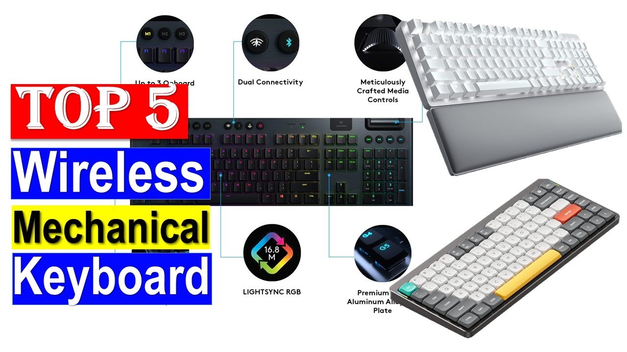 ✅5 Best Wireless Mechanical Keyboard 2023 /  Top 5 BEST Wireless Keyboards of (2023)