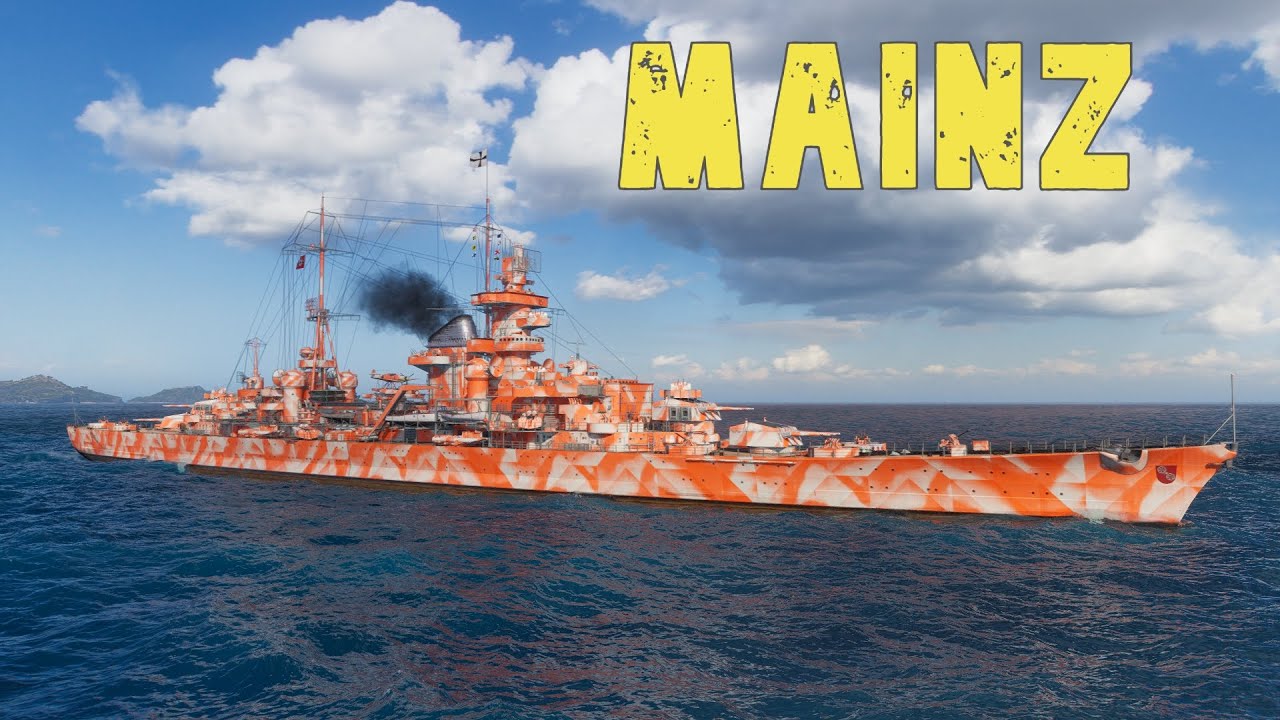 World of WarShips Mainz - No Escape from the Firestorm – 18 Fires!