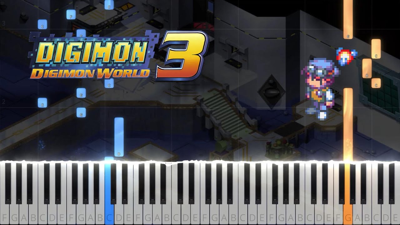 Digimon World 3 - Main Lobby (Piano Tutorial by Javin Tham)