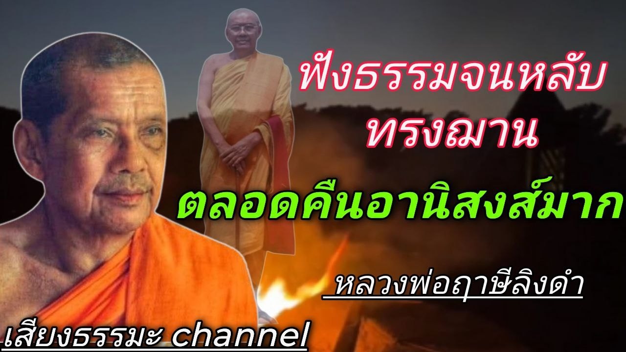 ฟังธรรมจนหลับทรงฌาน ตลอดคืนอานิสงส์มาก หลวงพ่อฤาษีลิงดำ #ช่องเสียงธรรมะ