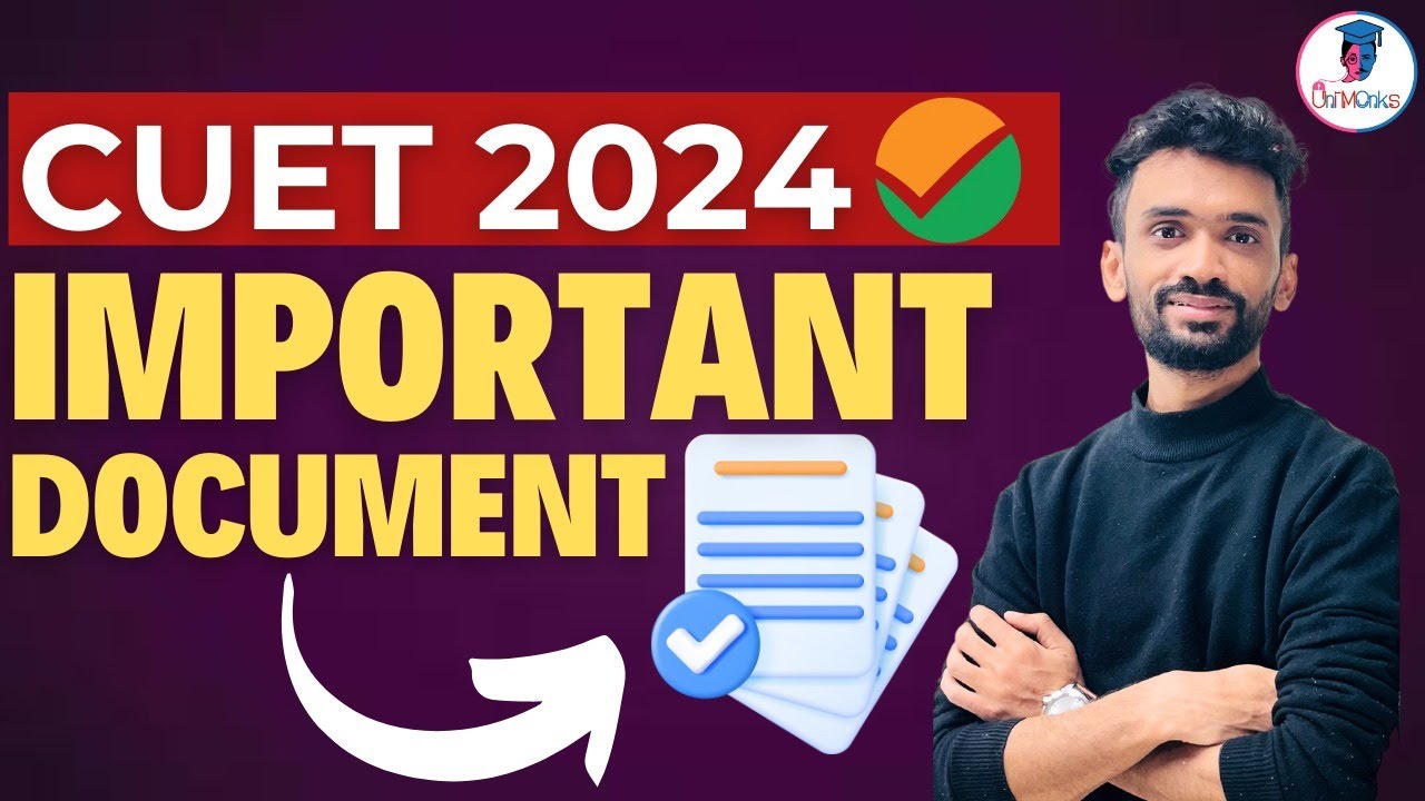 CUET UG 2024 Important Documents 📄| Important Documents for CUET UG 2024 Application Form #cuet2024