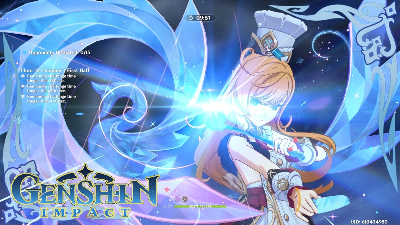 Age Plays Genshin Impact 6.3 Luna IV-Spiral Abyss, The Wall of Shill