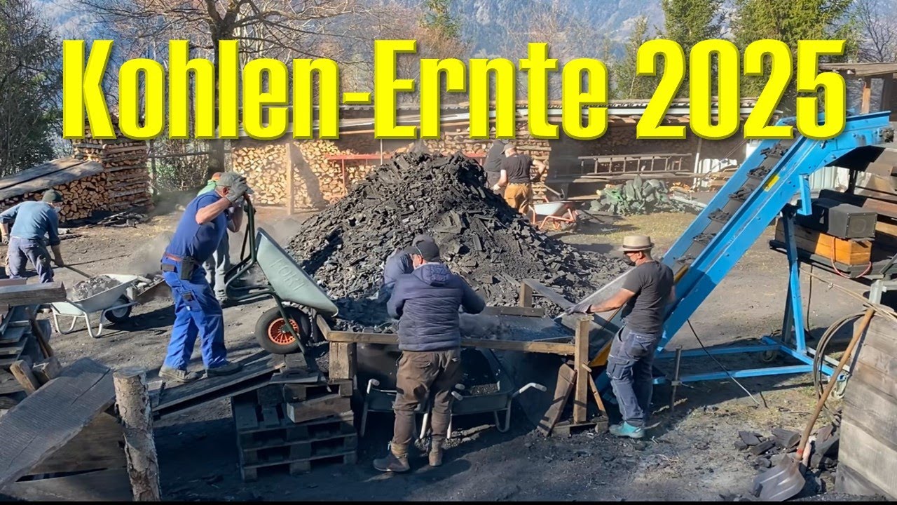 Rekordernte bei der Köhlerei Malans – 618 Säcke Kohle!