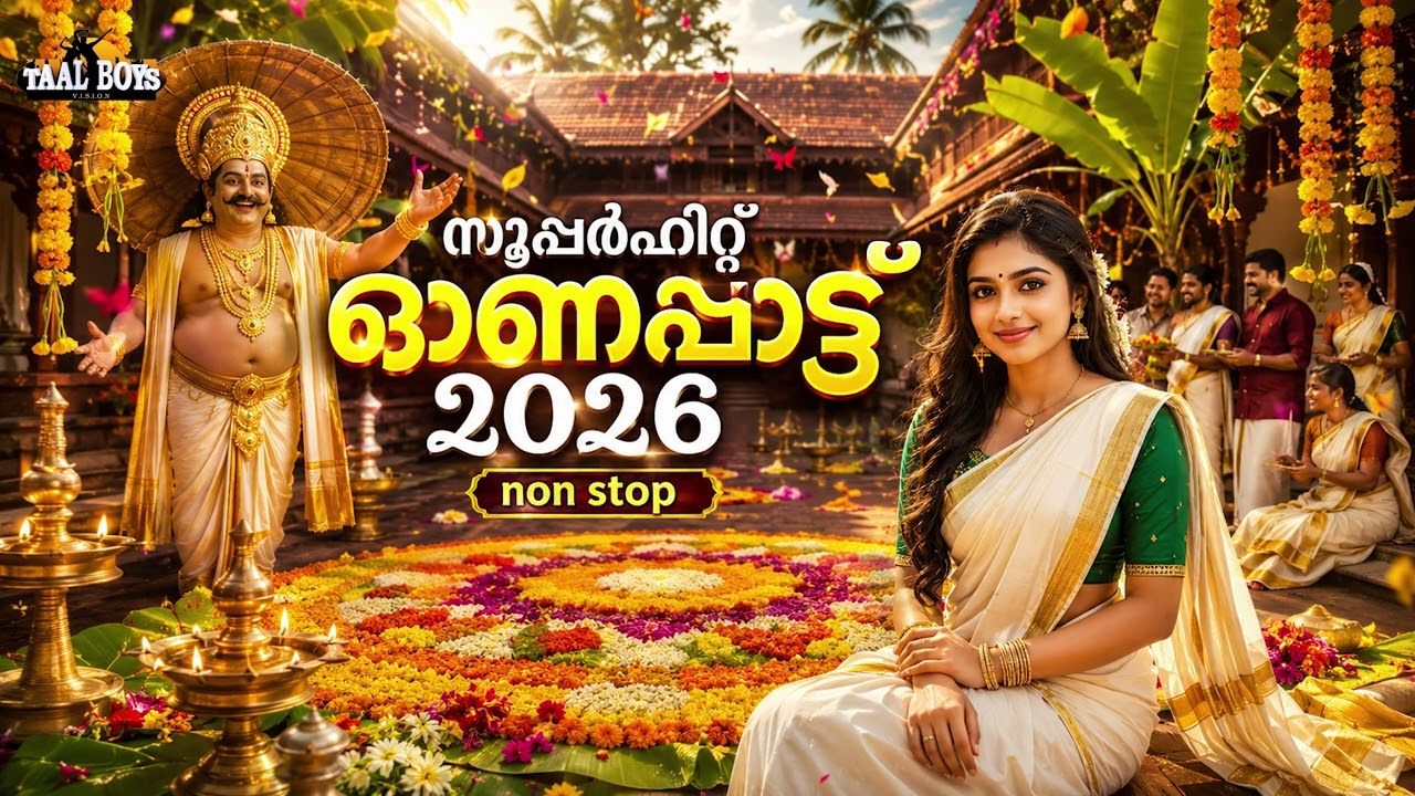 Nonstop Onam Songs 2026 Malayalam l Onapattukal l Onam Dance Songs Super Hit Songs l 90s Evergreen