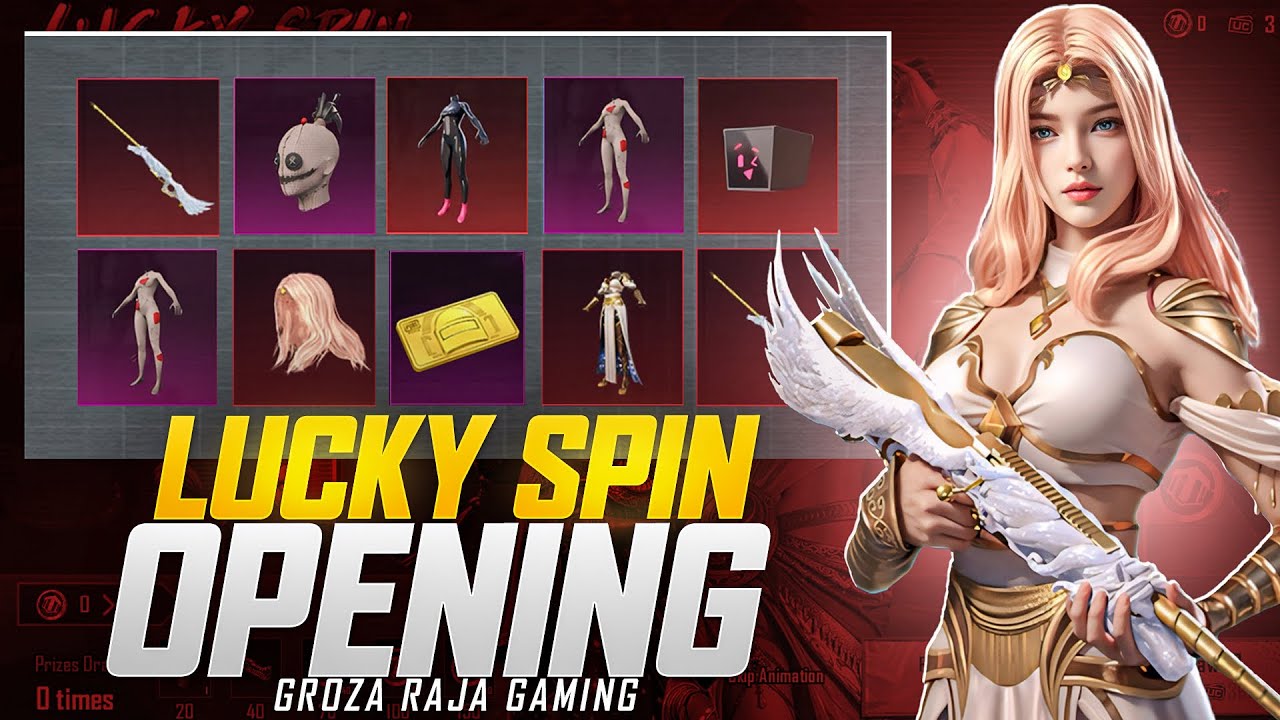 New Lucky Spin 😍🔥| Crate Opening | Groza Raja |Pubgm Crate opening #foryou