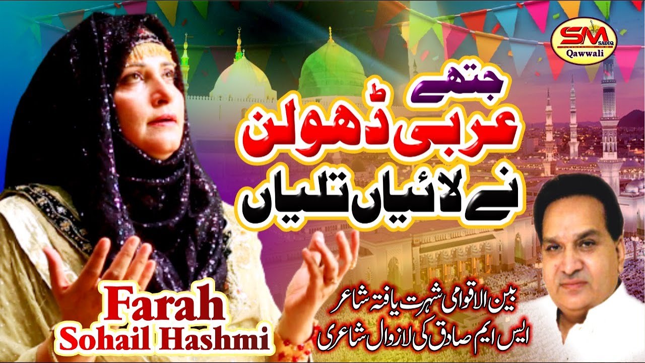 Jithay Arbi Dholan Ne Layiyan Ne Talliyan | Latest Naat 2021 | Farah Sohail Hashmi