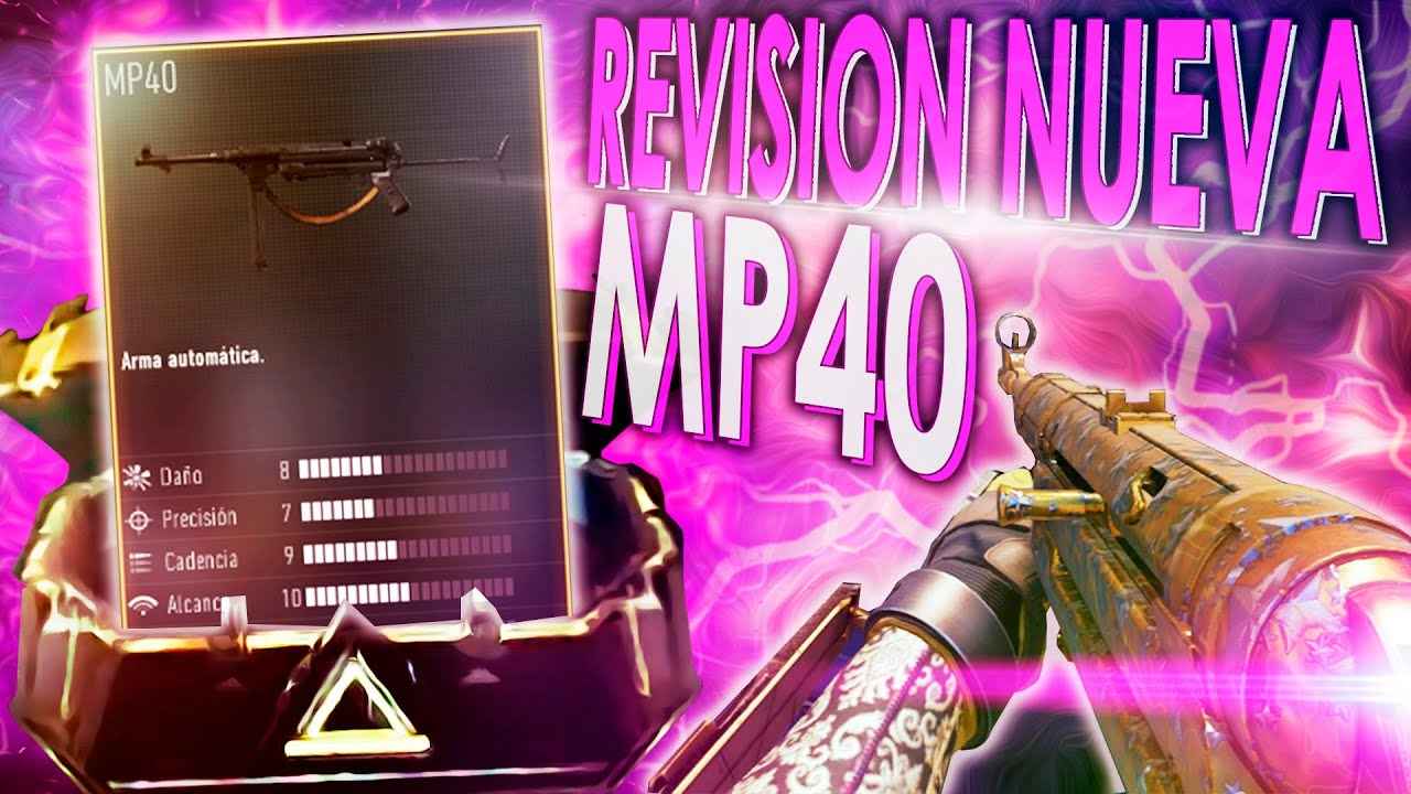 GUIA MP40 -  REVISION MODELO BASE - COD ADVANCED WARFARE