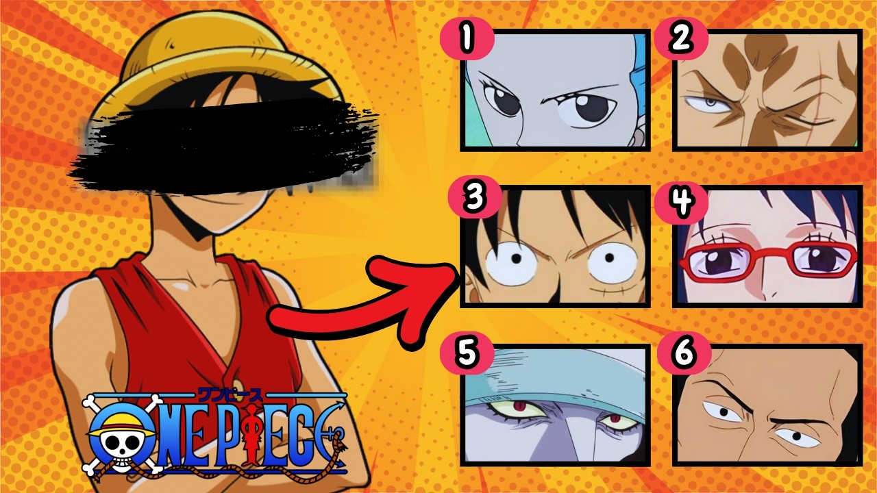 QUIZ ONE PIECE: ADIVINHE O PERSONAGEM PELOS OLHOS! 👀🏴‍☠️