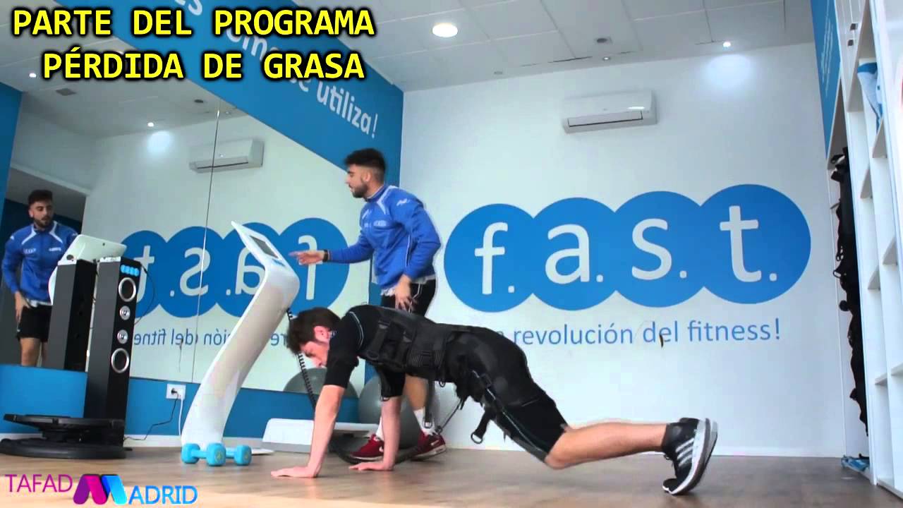 Sesión entrenamiento Electroestimulación