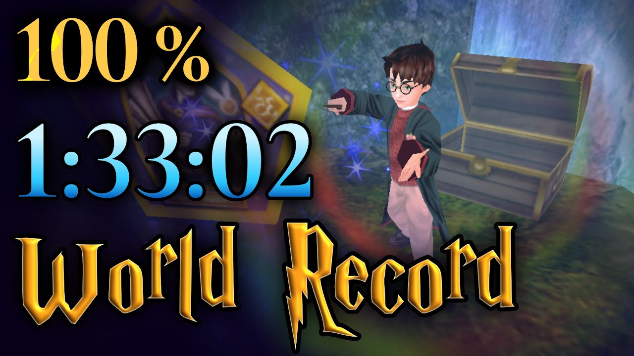 Harry Potter and the Philosopher's Stone PC 100% Speedrun World Record - 