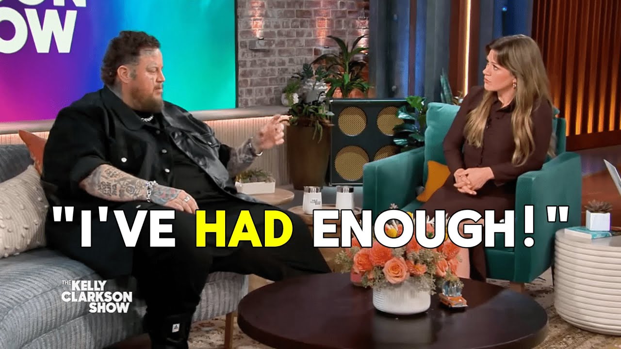 Jelly Roll  WALKS OFF Kelly Clarkson's Show After Heated Clash.
