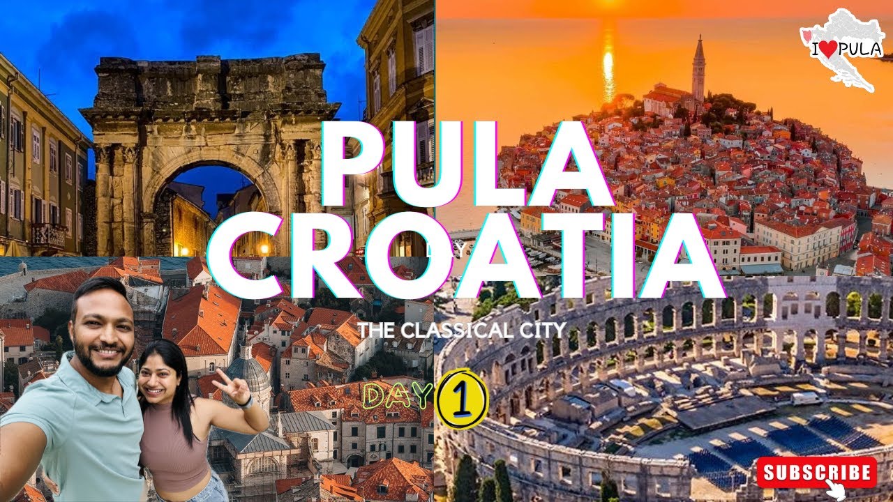 Top Things to Do in Pula, Croatia | Pula Arena, Hidden Villages & Scenic Beaches, Pizza | Day 1 Vlog