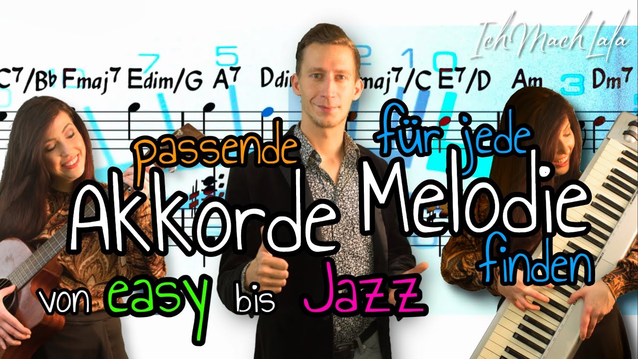 Passende Akkorde für jede Melodie finden - Von Easy bis Jazz - Reharmonisation, Improvisation, Musik