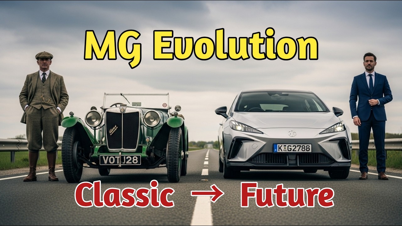 MG 1924–2026 | From Classic British Roadsters to Futuristic Electric Cars