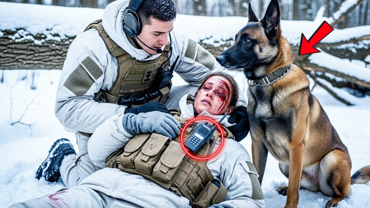 Opiekunka K9 zignorowała rozkaz odwrotu, by uratować ranną snajperkę za linią frontu