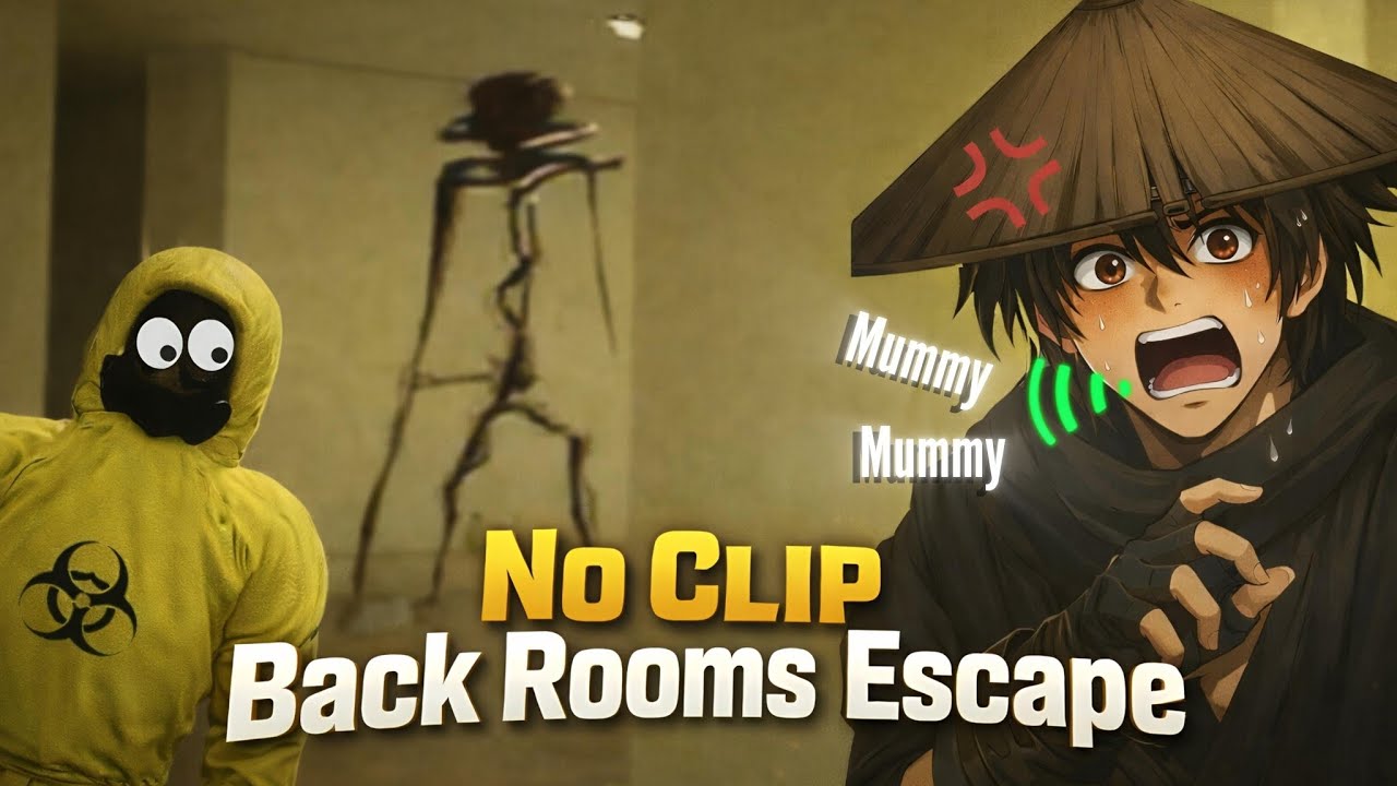 No Clip Back Rooms Escape 😱 