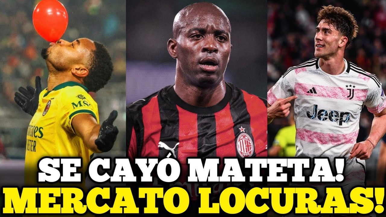 🚨SE CAYÓ MATETA! NKUNKU SE QUEDA! VLAHOVIC EL OBJETIVO! ADIÓS GATTI! TRESOLDI! MERCATO LOCURASSS 