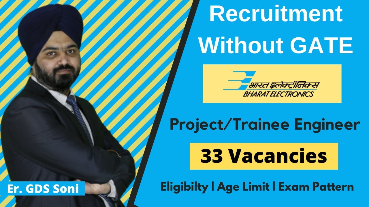 BEL Recruitment 2020 || BEL Notification 2020 || BEL without GATE 2020 || Bharat Electronics Limited