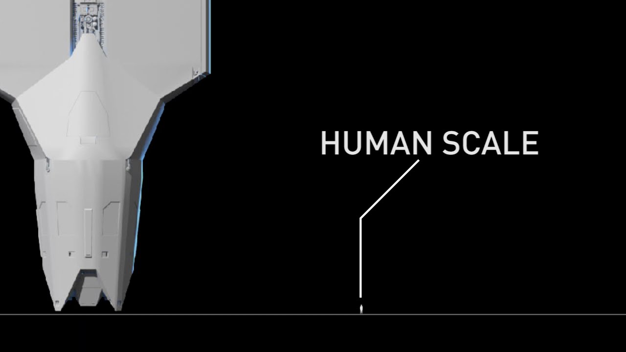 The Scale of the MCRN Stealth C Ballistic Missile Platform