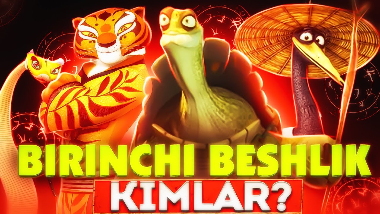Kung-fu Panda 4 | Birinchi Beshlik kimlar? | Kung fu panda 4 o'zbek tilida tahlil