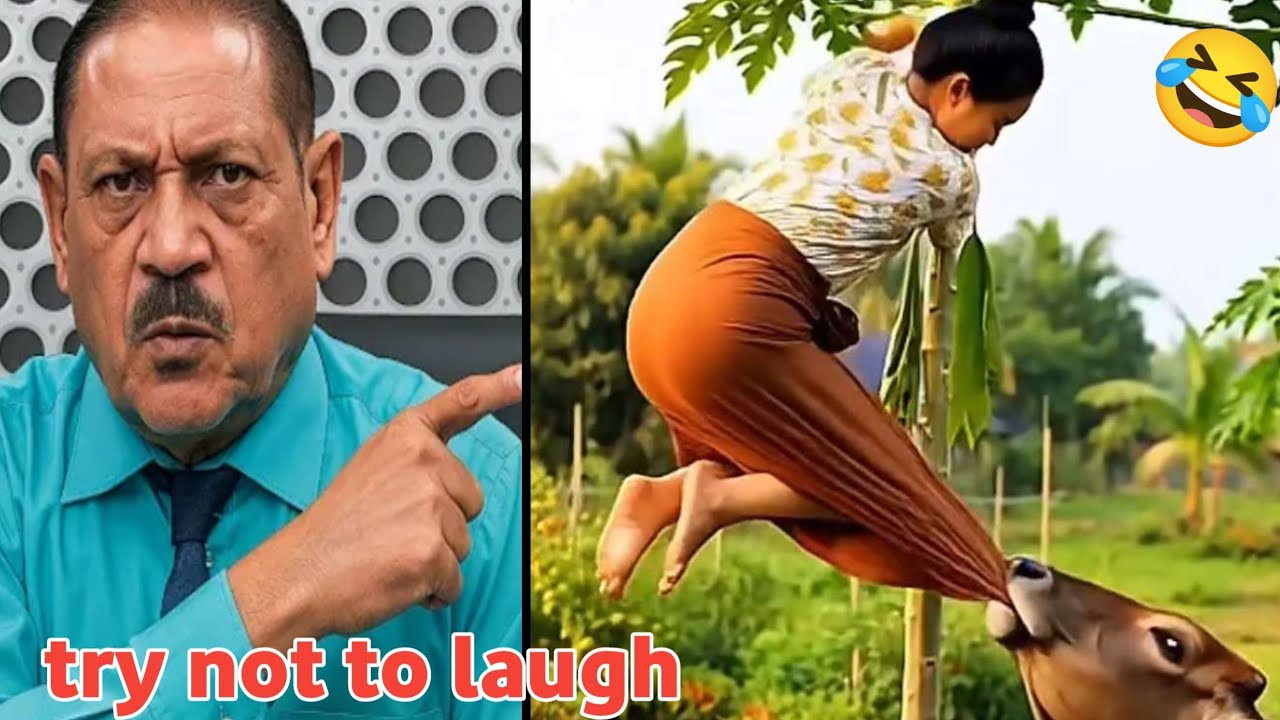 Try Not To Laugh Challenge🤣 | Crazy Funniest Video Ever In The World Ep. 79
