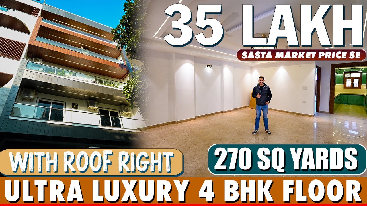 35 Lakh Sasta In 4 BHK 270 Sq Yards (FULL TOUR) In Palam Vihar, Gurgaon Call us 9696100500 #4bhk