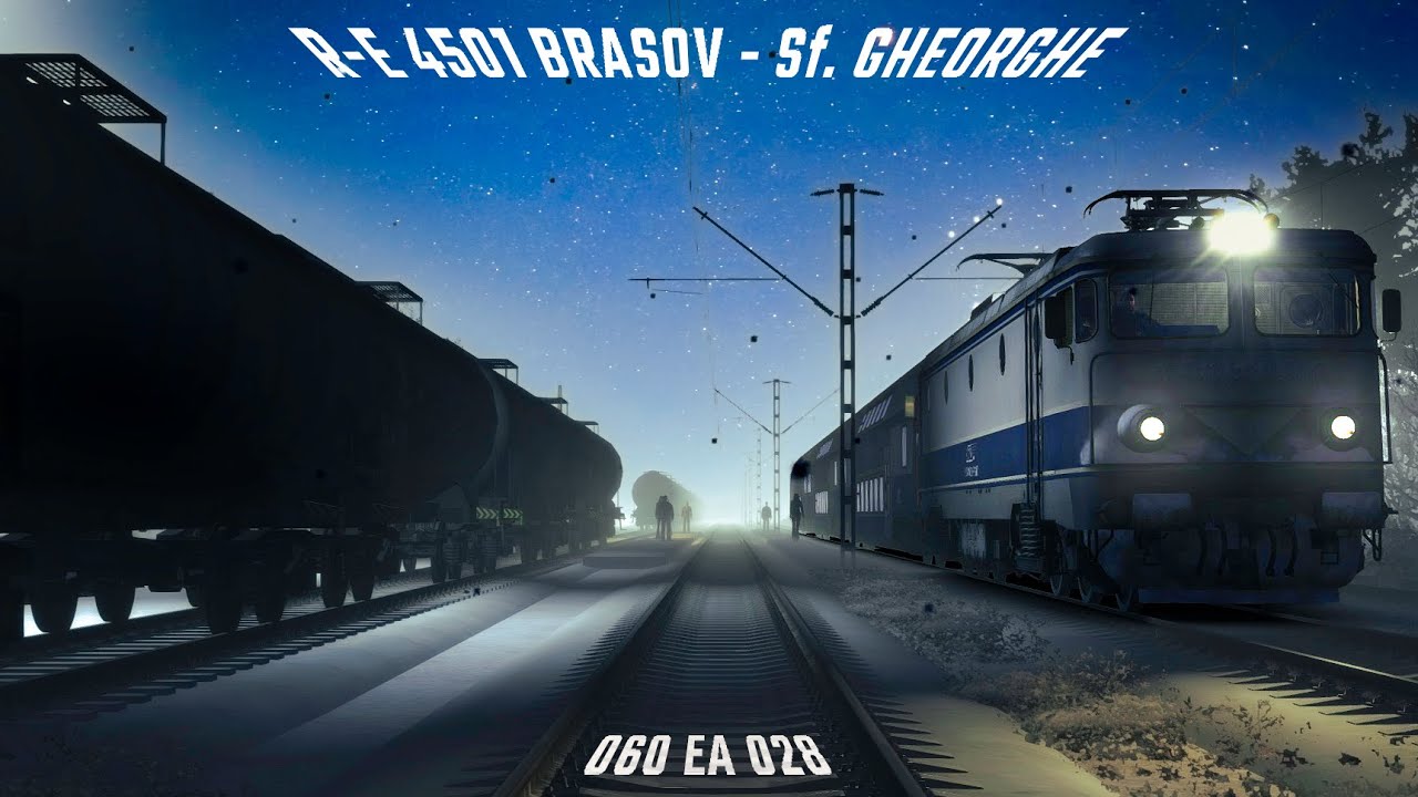 LA DRUM ❄🚄🚃🚃❄ PE R-E 4501 SPRE SF. GHEORGHE CU EA 028