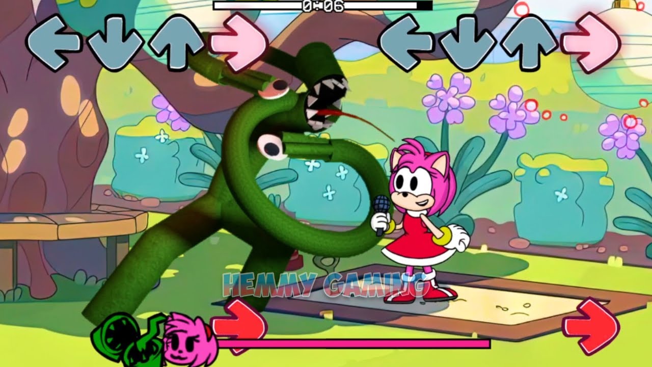 FNF Rainbow Friends vs Sonic Alive Sings Bluey Can Can | Smile Song Sonic.Exe 3.0 FNF Mods