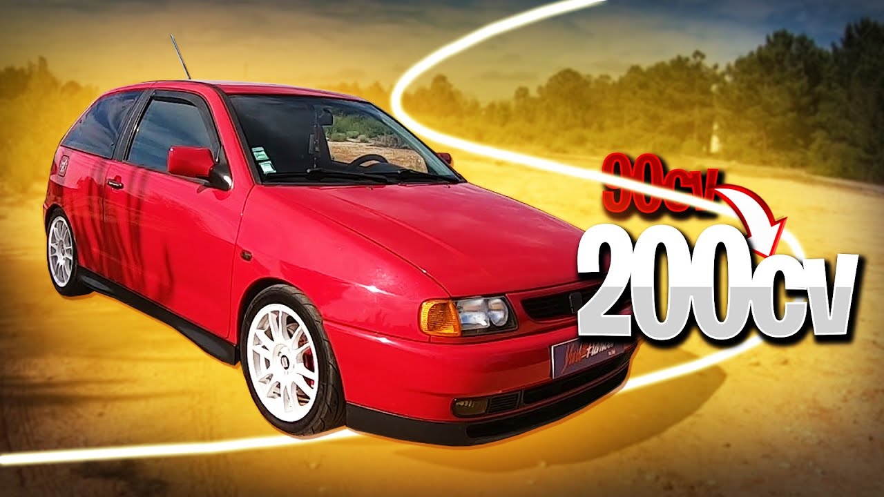 Seat Ibiza que em tempos teve 90cv e agora tem + 200