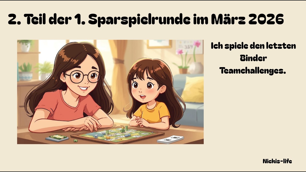 🎲 Teil 2 der 1. Spielerunde  März 2026 🎲  #sparspiele #sparchallenge 