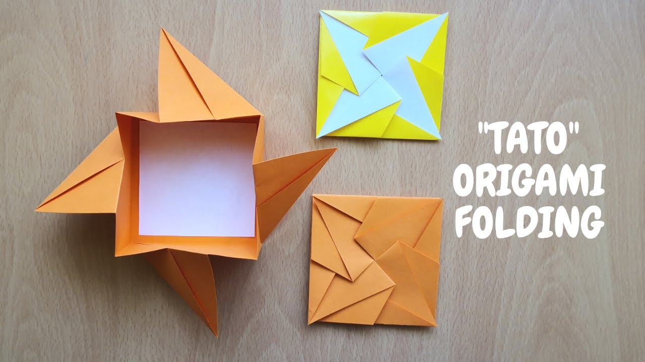 "Tato" Origami Pocket Folding Tutorial | Origami Wedding Invitation | Envelope | Origami Videos