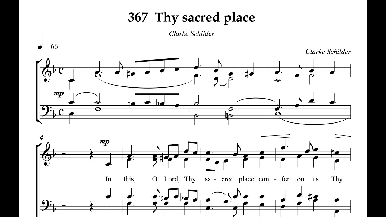 Hymn Collection 367   Thy sacred place